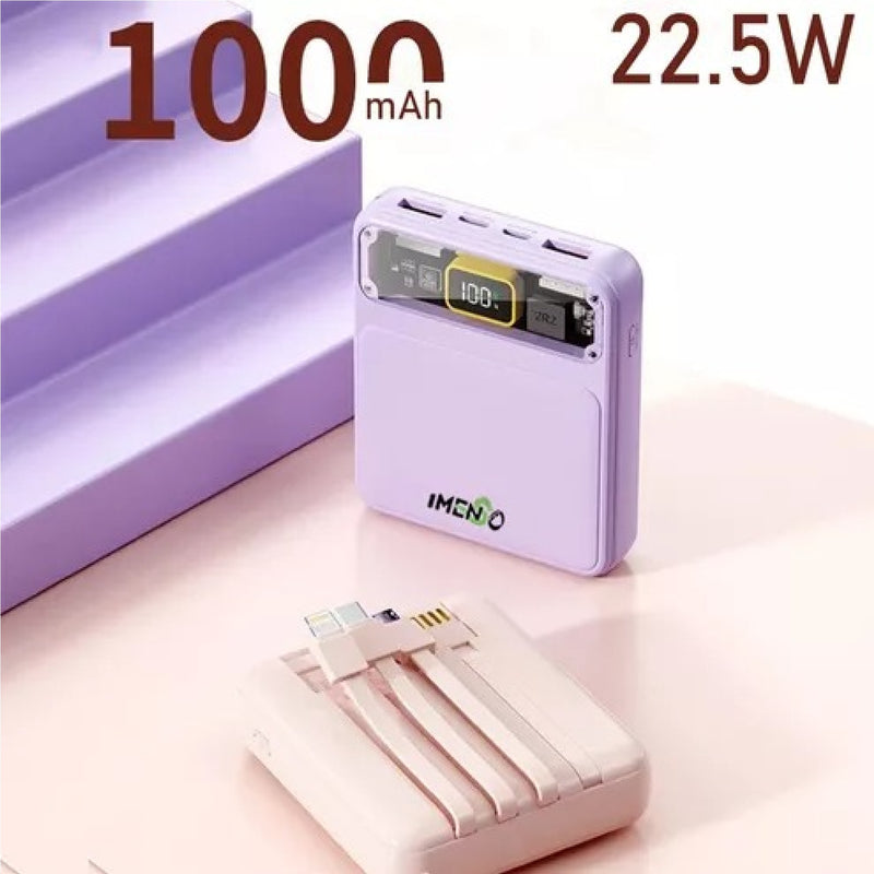 Carregador Portátil Powerbank 10000mah 22.5w Compacto