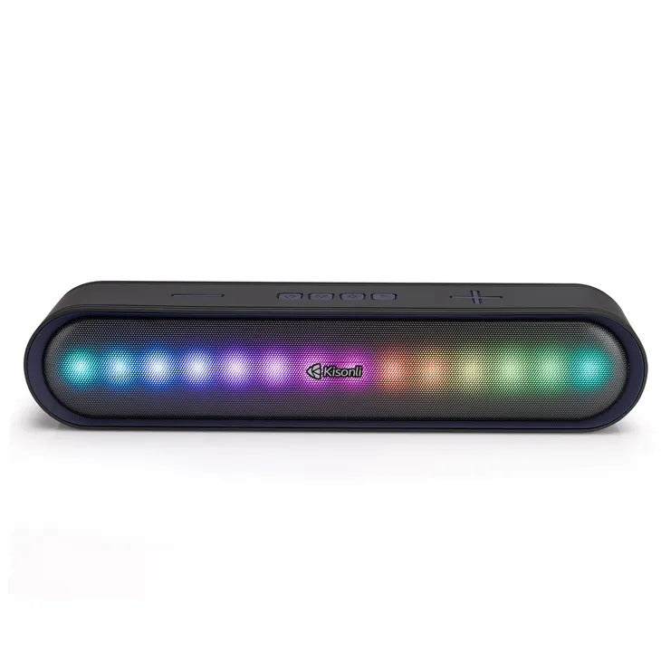 Caixa de Som Soundbar Gamer Bluetooth Led Rgb